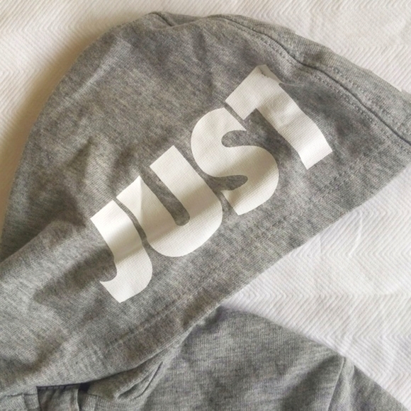 NEW nike logo zipper close hoodie jumpsuit newborn baby unisex neutral - Picture 5 of 9